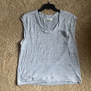 Free People Grey Muscle Tank